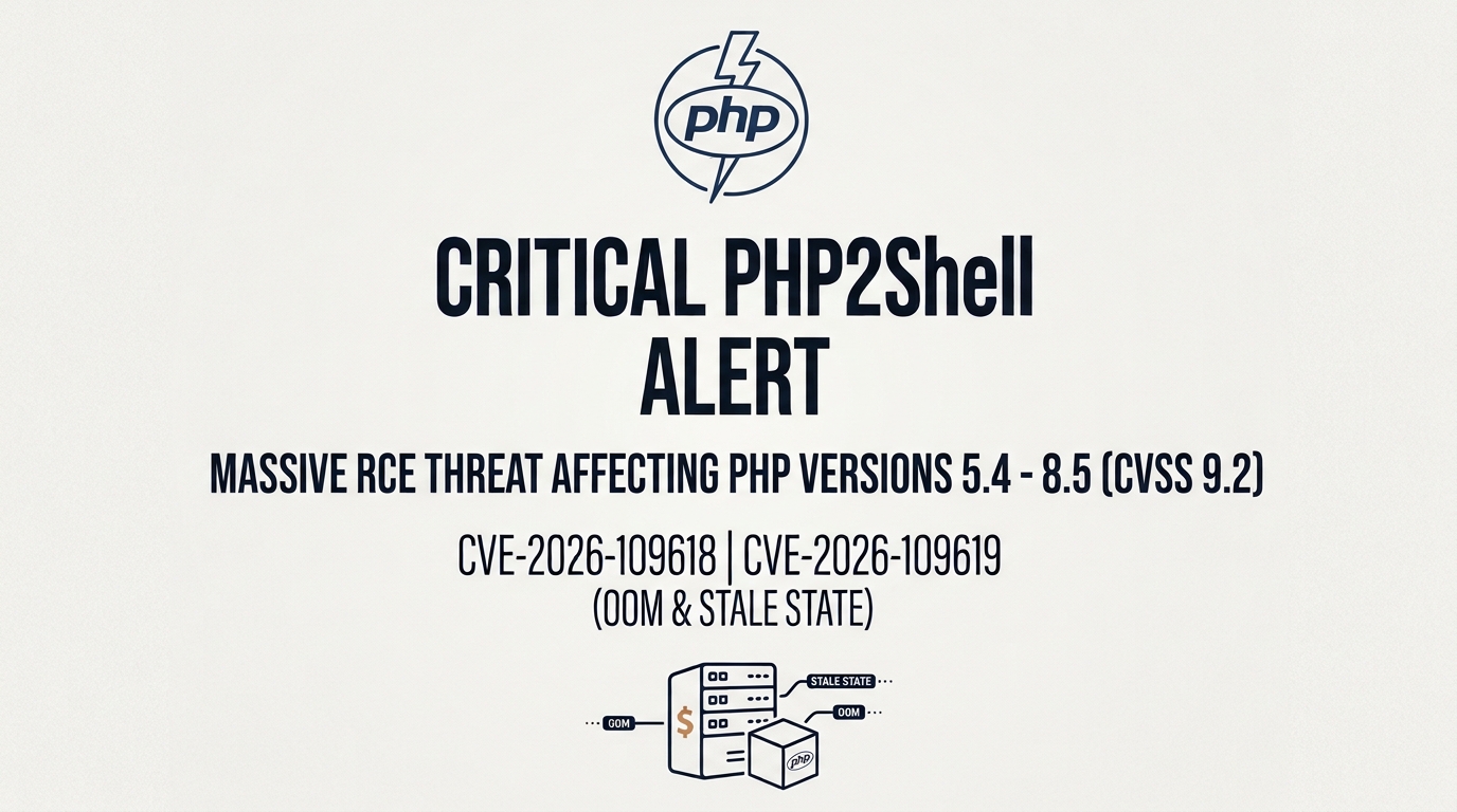 Critical PHP2Shell Alert.